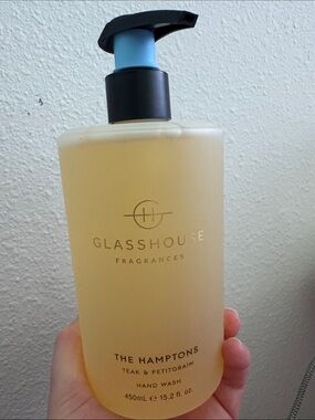 Glasshouse The Hamptons Hand Wash Teak & Petitgrain NEW